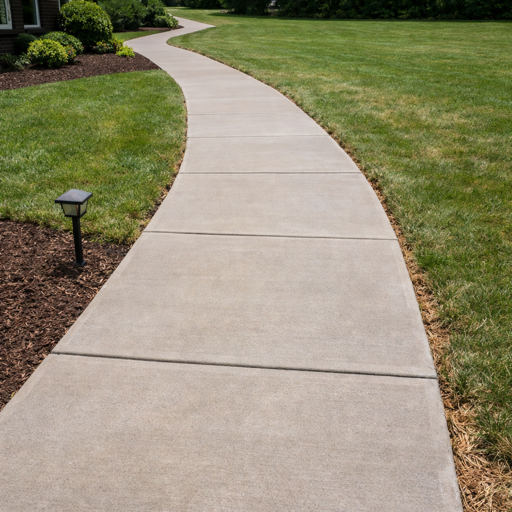 Concrete sidewalk contractor Statesville NC